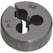 M5 x 0.8mm Metric Split Die - Quality Steel - Bar / Bolt Threading Bit & Case