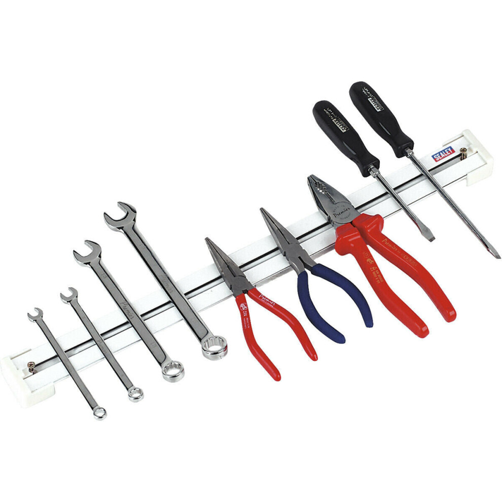 500Mm Wall Mounted Magnetic Tool Holder - Spanner Screwdriver Pliers Bracket 5056524241257