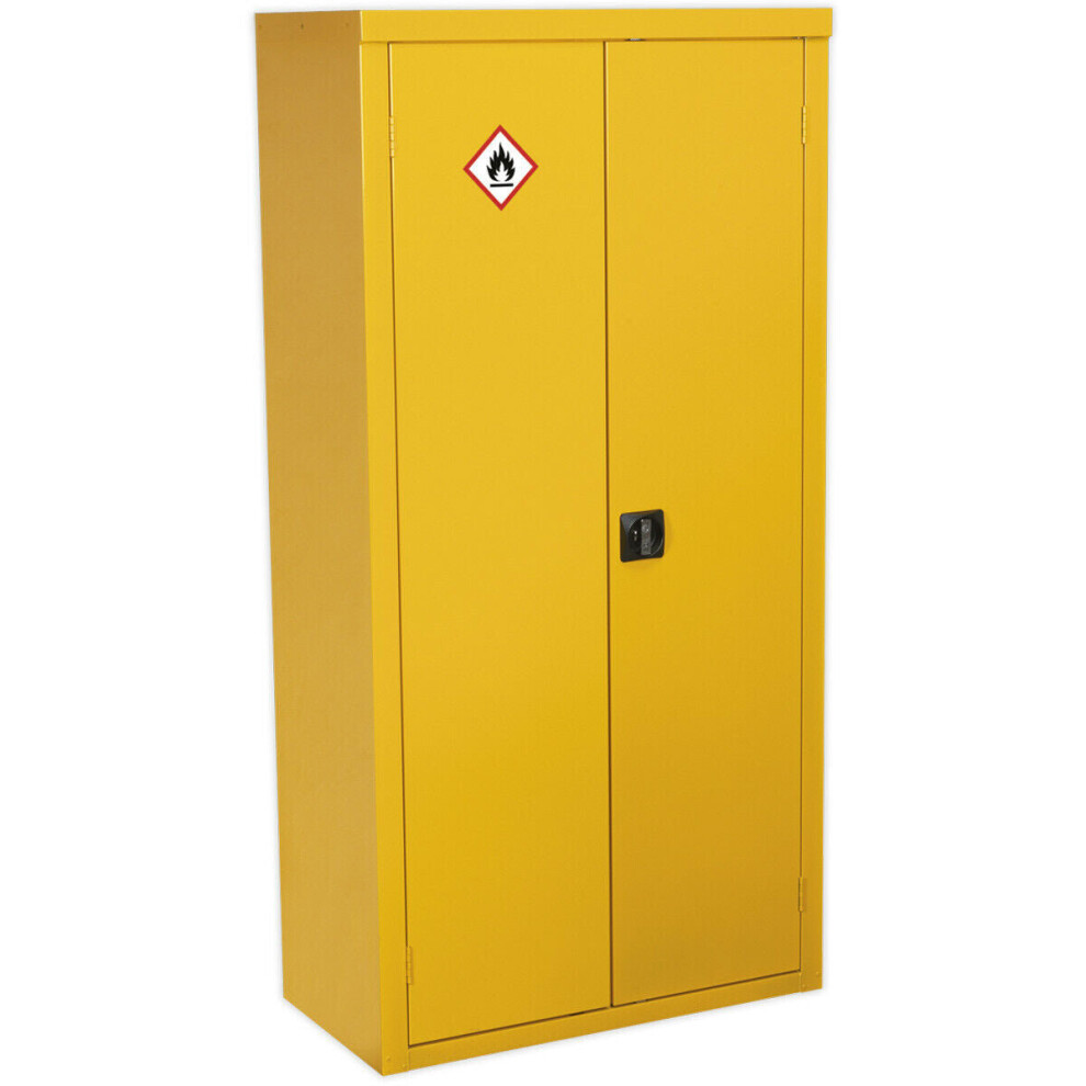 Loops Hazardous Substance Cabinet - 900 X 460 X 1800Mm - Two Door - 2-Point Key Lock