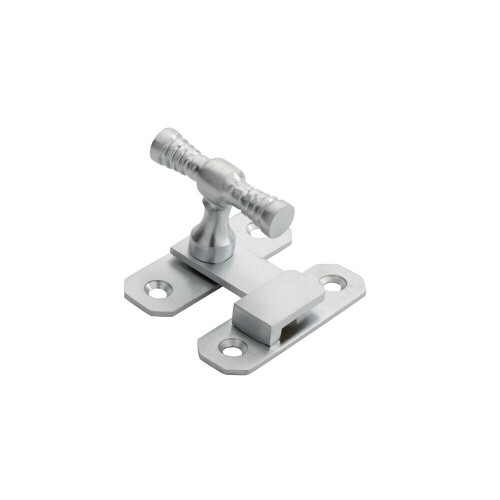 Loops 2x Window T Handle Fastener 57 x 19mm Satin Chrome Cabinet Door Lock 1