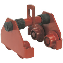 0.5 Tonne Beam Trolley - Mounted Lifting Point - I-Beam RSJ Trolley Hoist