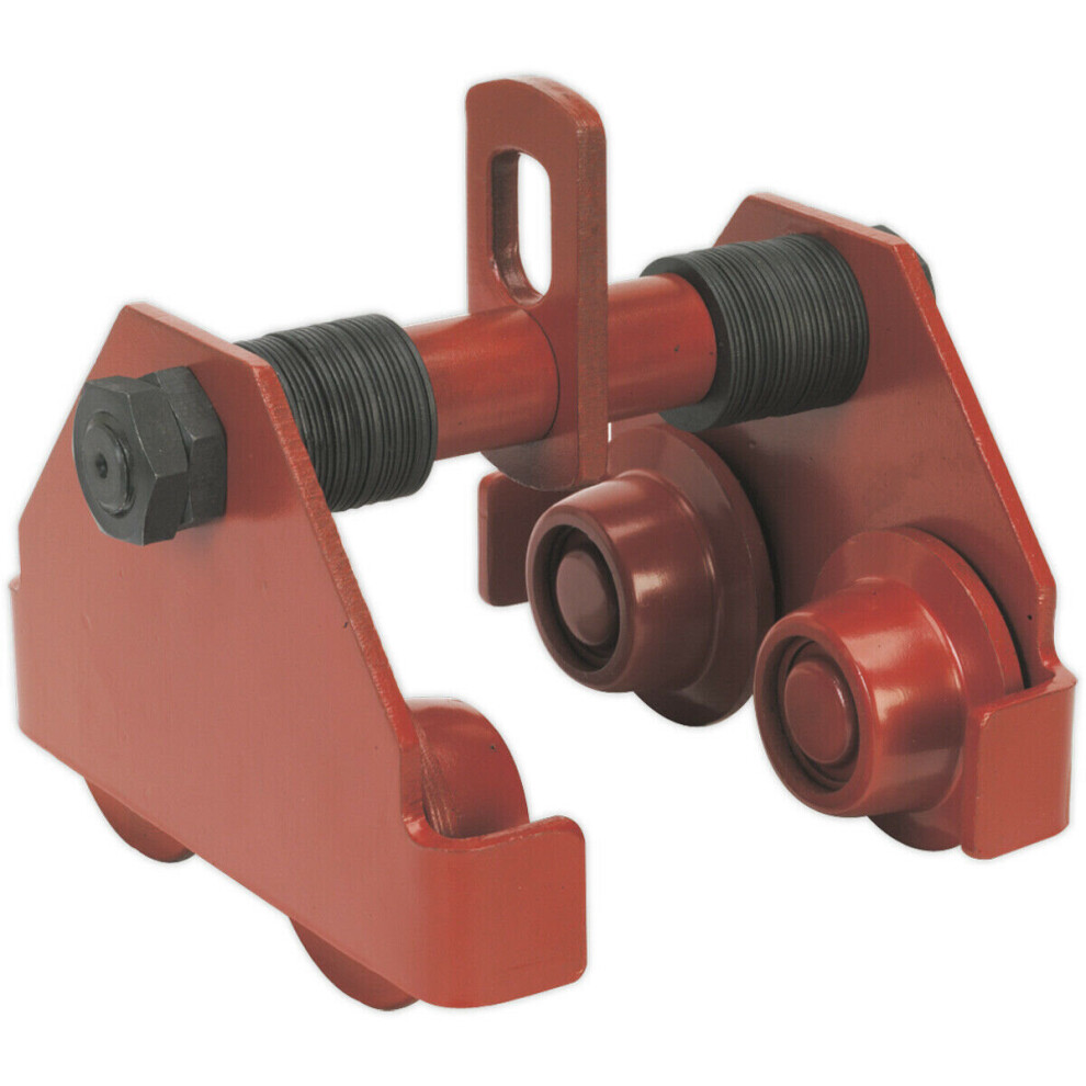 Loops 0.5 Tonne Beam Trolley - Mounted Lifting Point - I-Beam Rsj Trolley Hoist