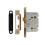 Loops Locking Bathroom Door Sashlock Latch Square Forend 76mm Antique Brass 4