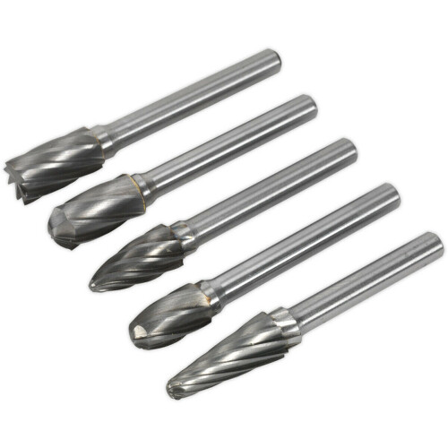 Loops 5 PACK - 10mm Tungsten Carbide Rotary Burr Bits Set - VARIOUS RIPPER / COARSE
