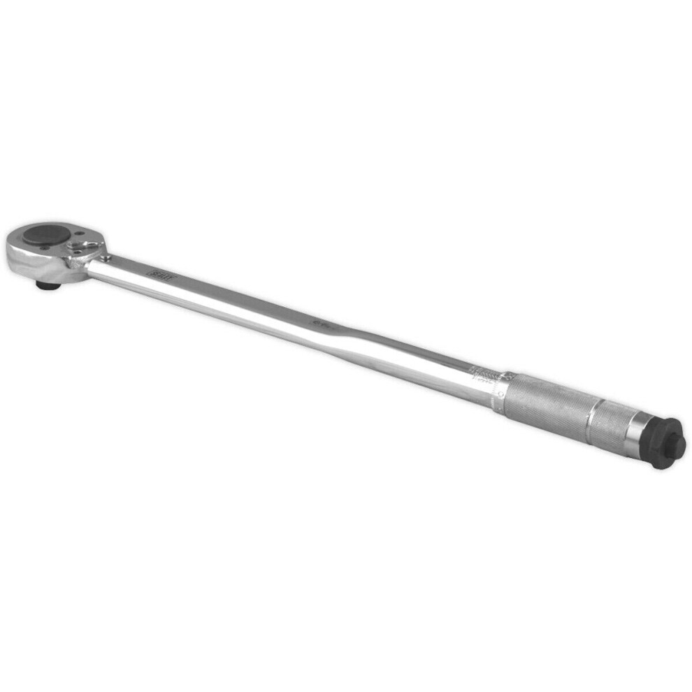 Micrometer Torque Wrench - 3/4" Sq Drive - Flip Reverse Ratchet Mechanism 5056524241547