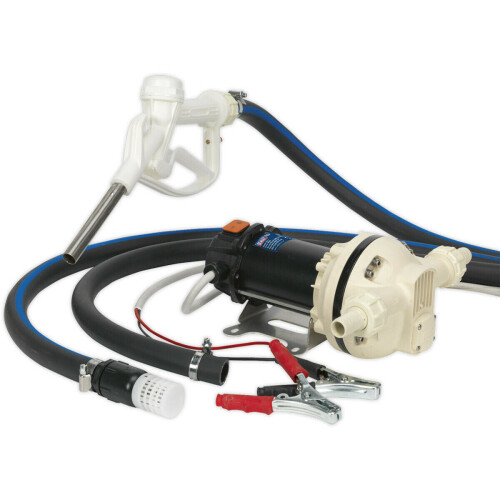 Loops 12V Portable AdBlue Transfer Pump - Self-Priming - Manual Delivery Nozzle