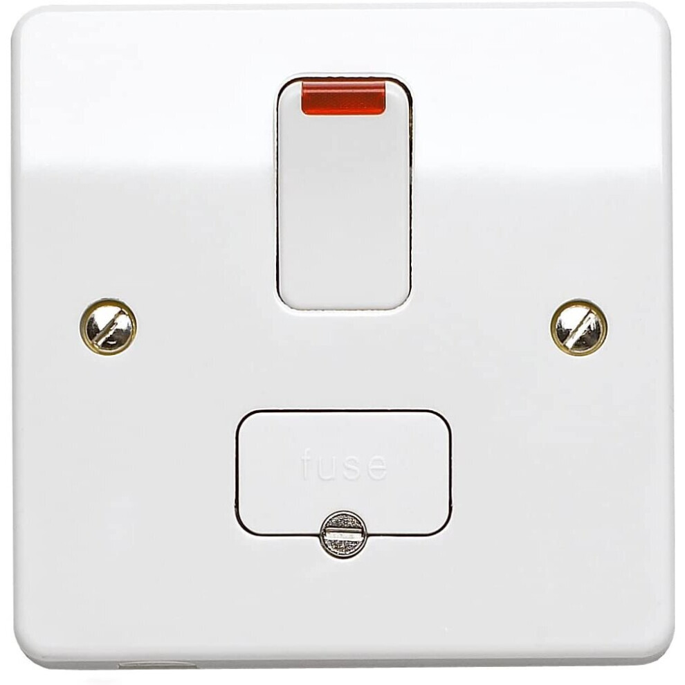Mk K1060whi 13 Amp Double-Pole Switched Connection Unit With Neon 5017490223159