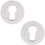 Excel Architectural DH3683 Round Euro Profile Escutcheon Set, Polished Chrome 1