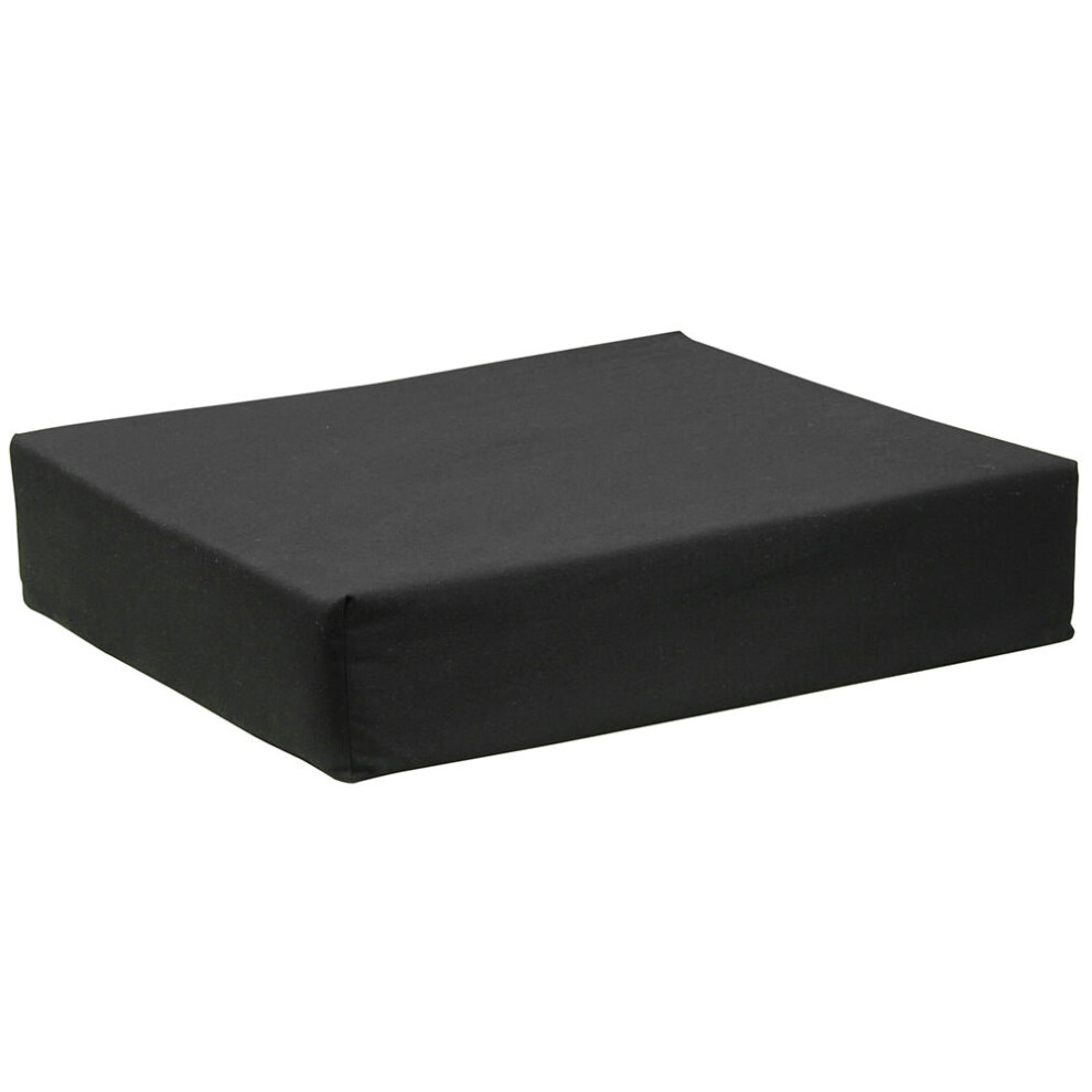 Loops Foam Wheelchair Comfort Cushion - High Density Foam With Memory Foam Topper