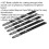 Loops 5 PACK - 100mm WOOD Jigsaw Blade Set - 8 TPI - Ground Taper Precision Cut 2