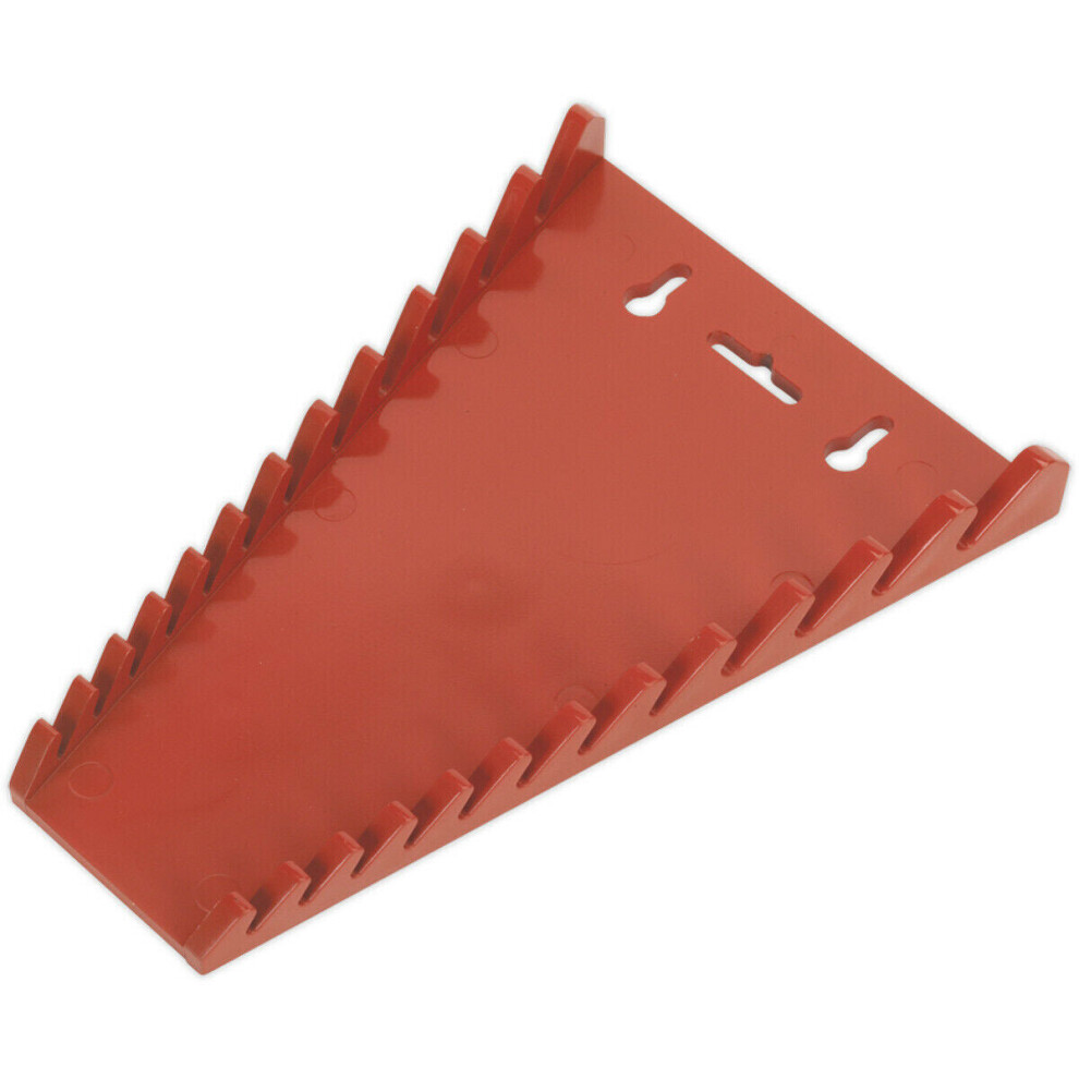 230mm 12 Spanner Sharks Teeth Tool Rack - Drawer & Wall Mount Strip Management