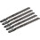 Loops 5 PACK - 100mm HARDWOOD Jigsaw Blade Set - 10 TPI - Ground Taper Precision Cut 1