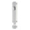 Loops Surface Mounted Flat Sliding Door Bolt Lock 102 x 36mm Polished Chrome 4