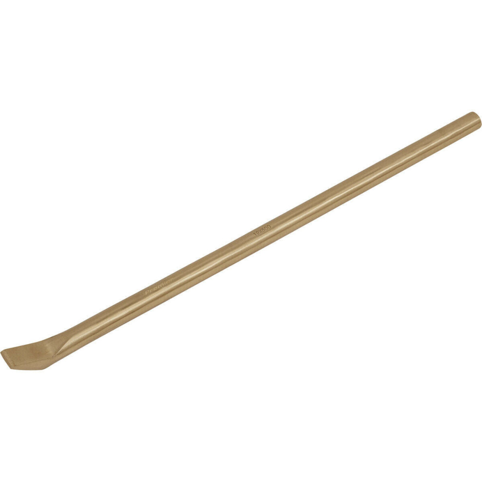 Non Sparking Crowbar - 19mm x 500mm - Cranked Tips - Die Cast Beryllium Copper