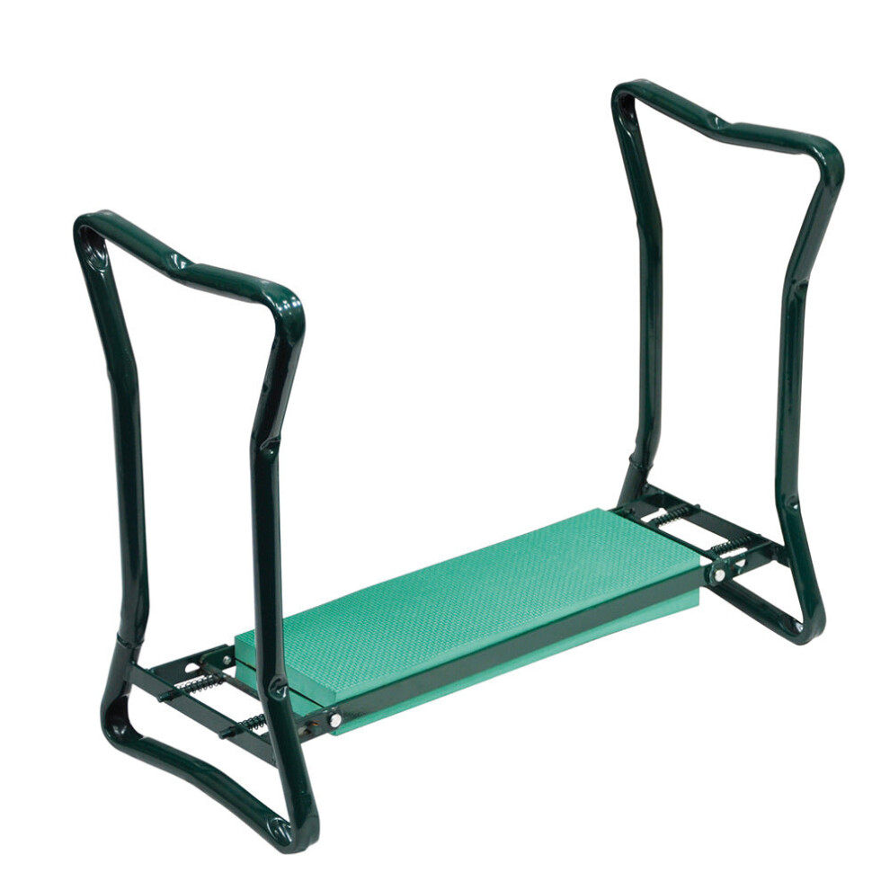 Loops Folding Multi Use Garden Kneeler And Bench - Cushioned Seat - Gardening Aid