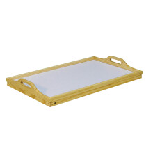 Folding Adjustable Wooden Bed Tray - Easy to Clean - Angle Adjusting Lap Tray