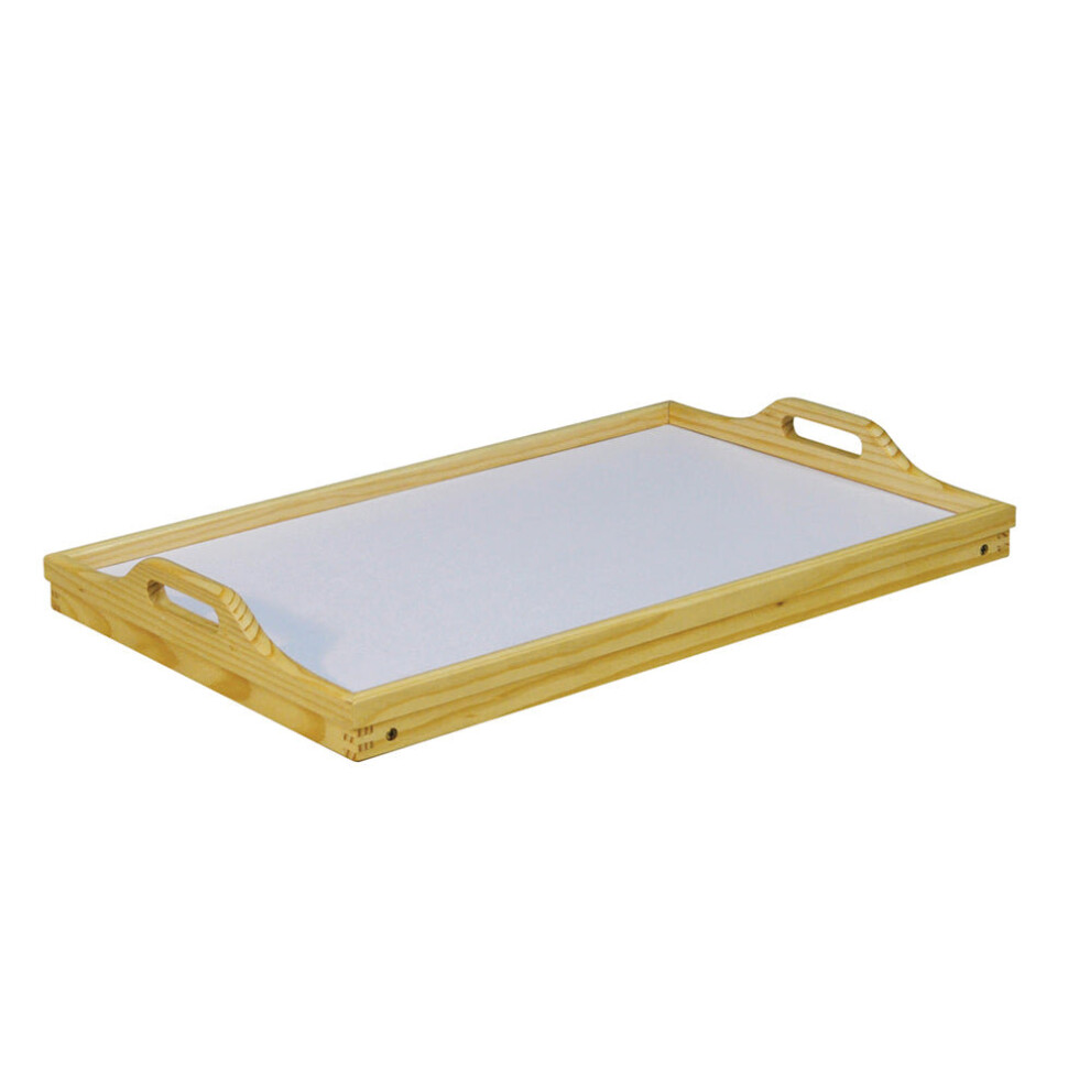 Loops Folding Adjustable Wooden Bed Tray - Easy To Clean - Angle Adjusting Lap Tray