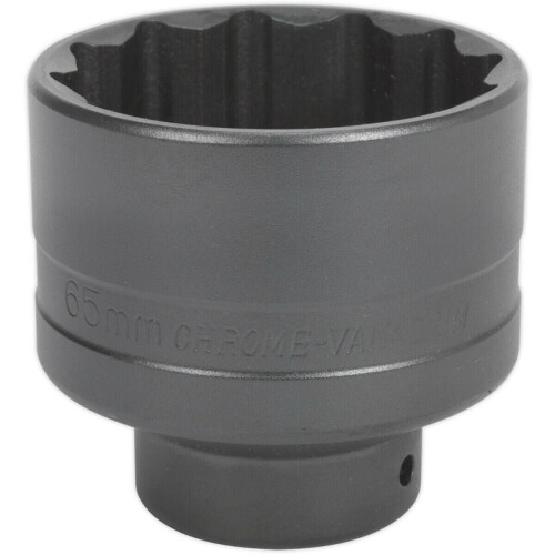 Loops 65mm 12 Point Impact Socket Bit - 3/4" Square Drive - For Ford Transit Hub Nuts