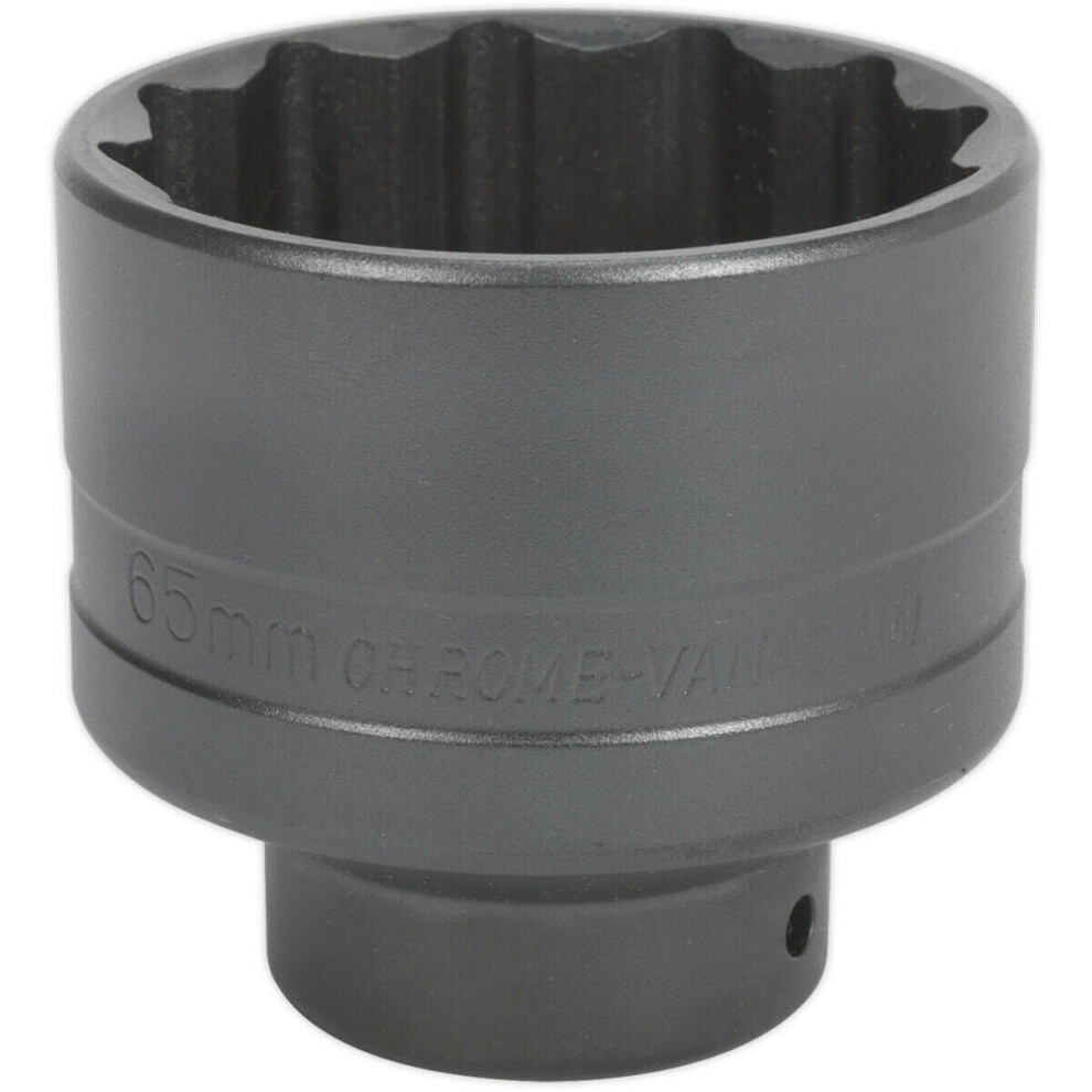 65Mm 12 Point Impact Socket Bit - 3/4" Square Drive - For Ford Transit Hub Nuts 5056581930194
