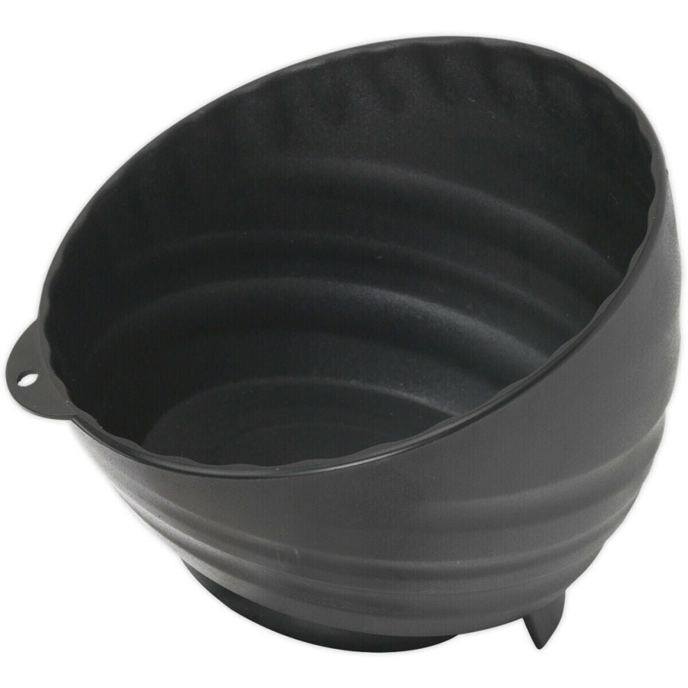 150mm BLACK Magnetic Screw & Bits Collector Bowl - Nuts Bolts Washers Parts Dish