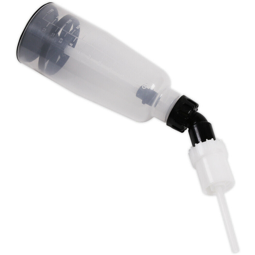 Loops 1.1 Litre Angled Adblue Filling Funnel - Manual Internal Valve - Screw On