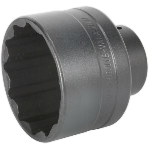 Loops 65mm 12 Point Impact Socket Bit - 3/4" Square Drive - For Ford Transit Hub Nuts 2