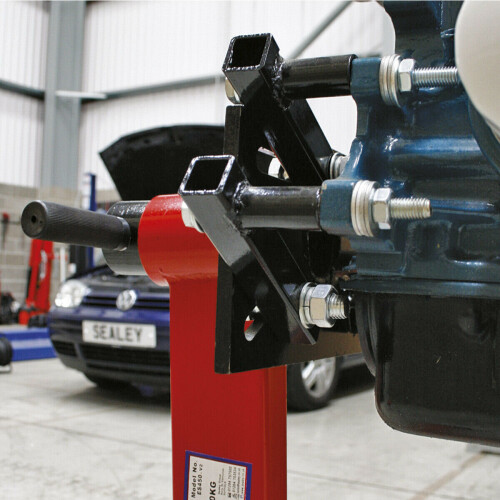 Loops 450kg Rotating Engine Stand - Fully Adjustable Mounting Arms - Swivel Castors 2