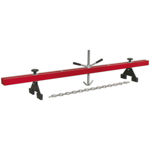Loops 300kg Engine Support Beam - Rubber Feet - 585 to 1580mm Width - Gearbox Removal 2