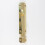 Loops Surface Mounted Flat Sliding Door Bolt Lock 152 x 35mm Polished Brass 4