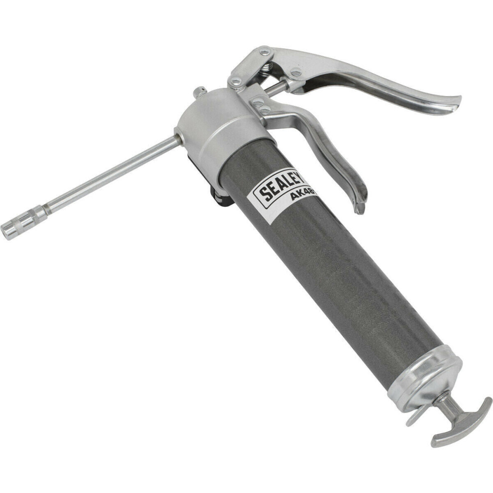 Loops Quick Release Pistol Type Grease Gun - 3-Way Fill - Rigid Delivery Tube