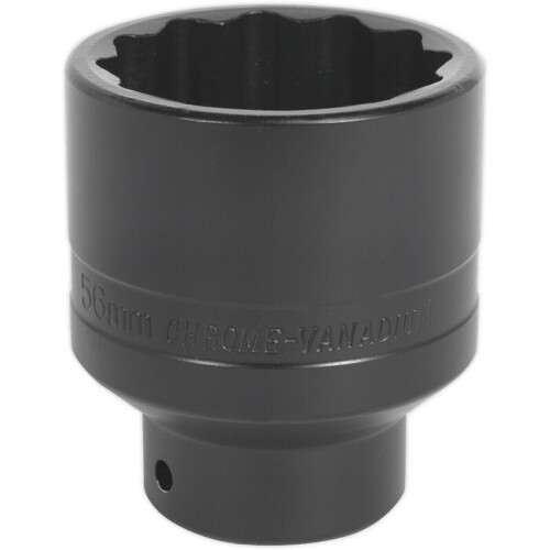 Loops 56mm 12 Point Bi-Hex DEEP Impact Socket - 3/4" Sq Drive For Ford Transit Hub Nut 1