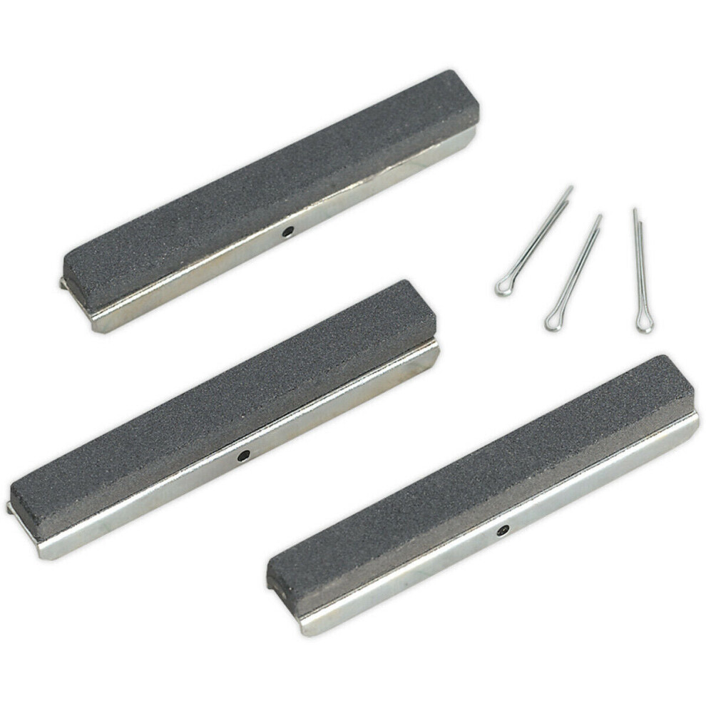 3 PACK 75mm Medium Grade Cutting Stone for ys10783 Triple Leg Cylinder Hone