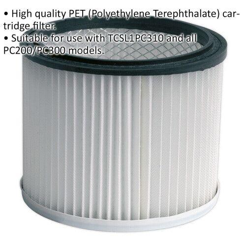 Loops Replacement Cartridge Filter Suitable For ys06028 Wet & Dry Valeting Machine 1