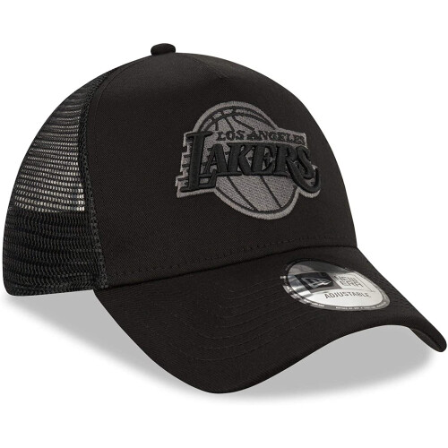 New Era LA Lakers Cap Trucker Adjustable Mens Bob Team Black 2