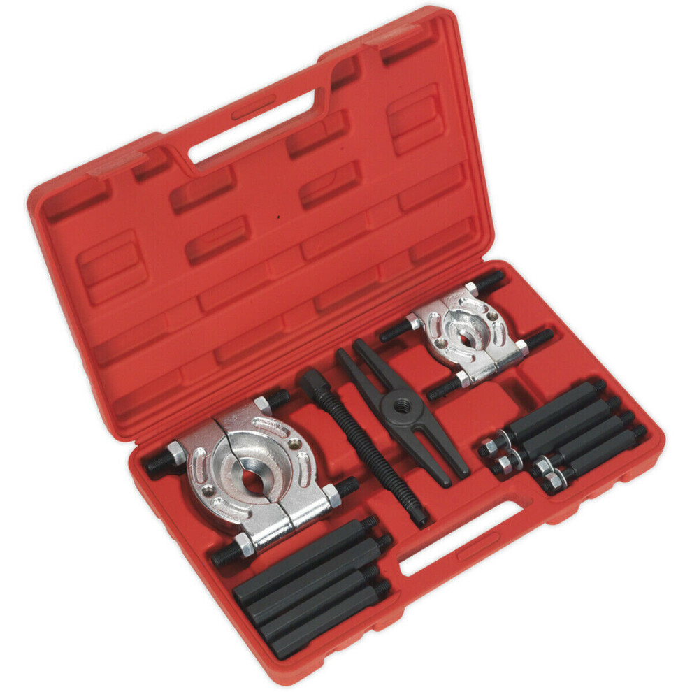 12 Piece Mechanical Bearing Separator & Puller Set - 2x Separators - Single Yoke