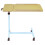 Loops Multi Purpose Overbed Wheeled Table - Dual Section Table - Tilting Mobile Table 3