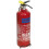 Loops 2kg Refillable Dry Powder Fire Extinguisher - Mounting Bracket - Pressure Gauge 1