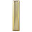 Loops 2x Rectangular Reeded Door Finger Plate 305 x 70mm Polished Brass Push Plate 2