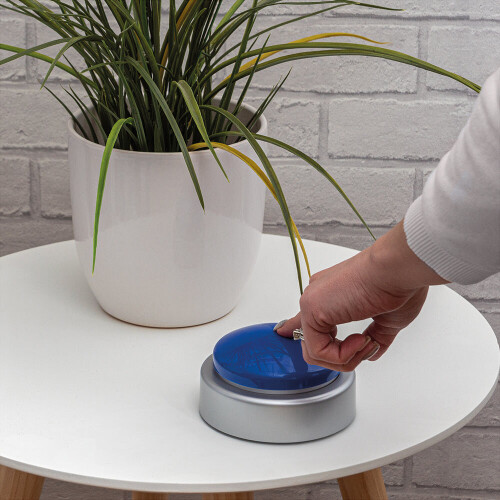 Loops Large Buttoned Talking Alarm Clock - Day and Time - Easy to Use Battery Operated 2