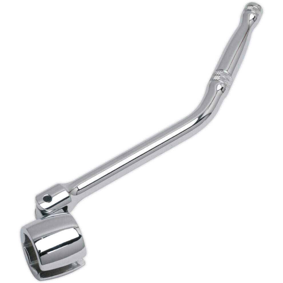 Loops 22Mm Oxygen Sensor Wrench With Flexi-Handle - Offset Grip - Cut-Out Section