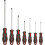 Loops 7 PACK Premium Soft Grip Screwdriver Set - Slotted & Phillips Various Sizes RED 4