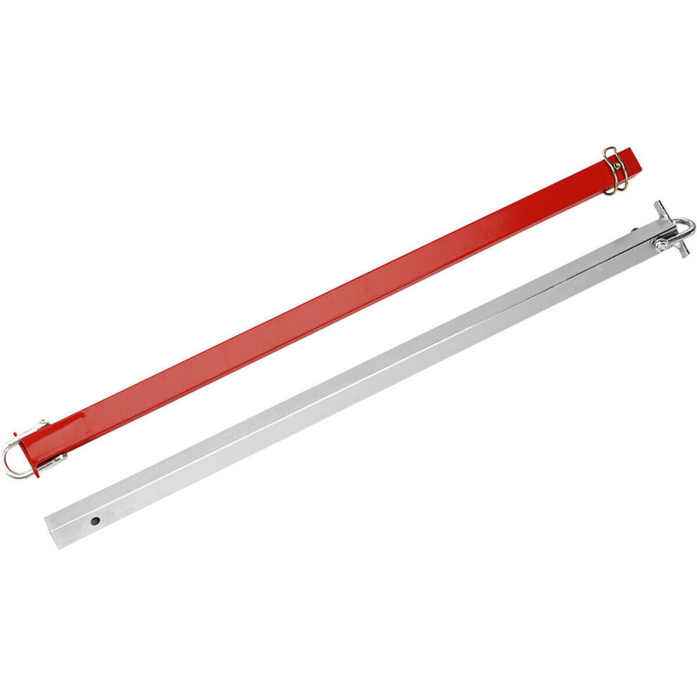 1.6m Heavy Duty Rigid Tow Pole - 2500kg Rolling Load Capacity - Vehicle Towing