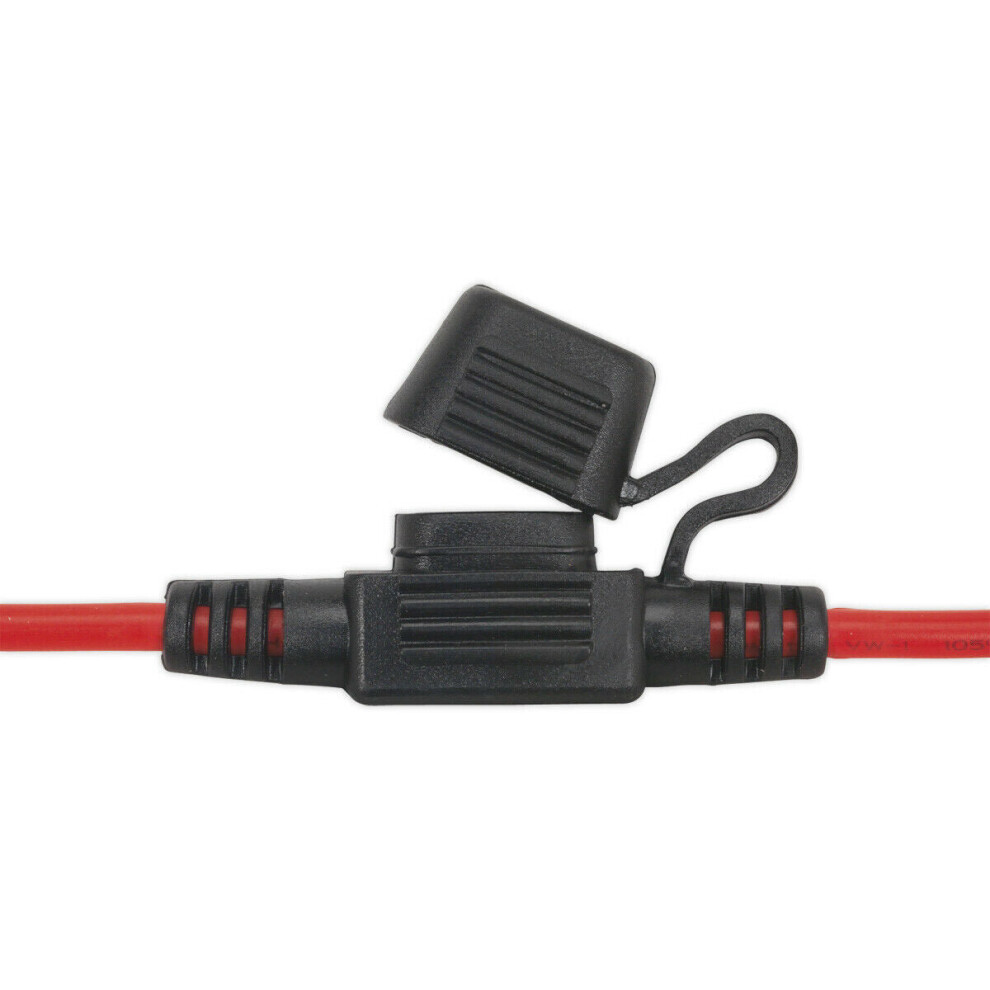 10 Pack 30A Splash-Proof Mini Blade Fuse Holder - In-Line Automotive Fuse Holder 5056524276327