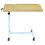 Loops Multi Purpose Overbed Wheeled Table - Dual Section Table - Tilting Mobile Table 1