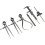 Loops 6 Piece Professional Measuring Tool Set - Precision Measuring Instrument Kit 1