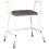 Loops Bariatric Perching Stool - Arms and Backrest - Adjustable Height - 254kg Limit 1