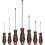 Loops 7 PACK Premium Soft Grip Screwdriver Set - Slotted & Phillips Various Sizes RED 3