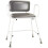 Loops Bariatric Perching Stool - Arms and Padded Backrest - Adjustable Height 1