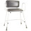 Loops Bariatric Perching Stool - Arms and Padded Backrest - Adjustable Height 2