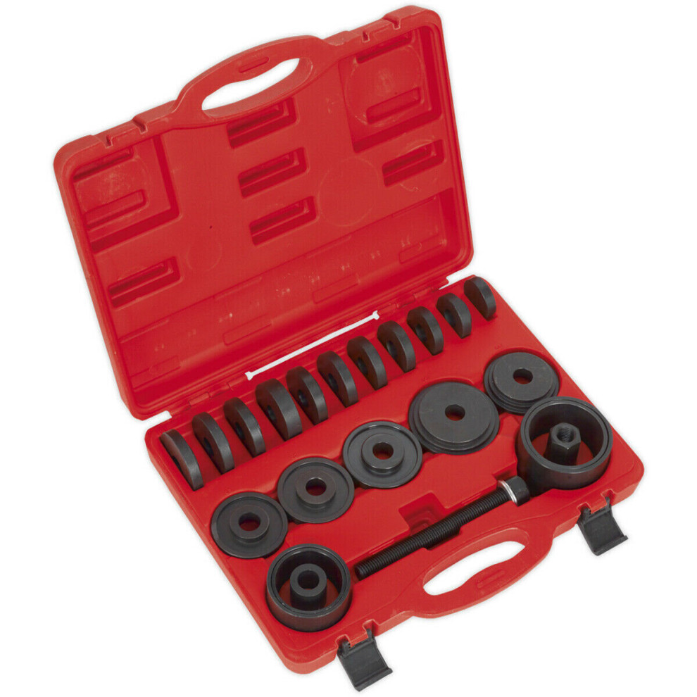 19 Pc Wheel Bearing Removal & Installation Tool Kit - IMPACT Drive Drift Screw